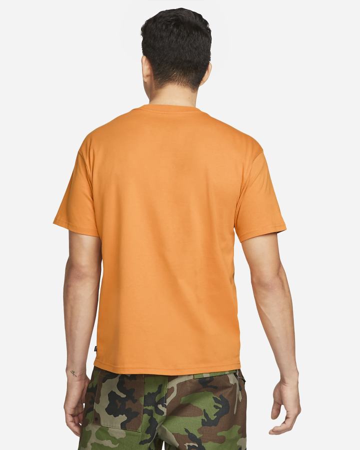Camiseta Nike SB Skate Hombre Amarillo Oscuro | KZJMI-6019