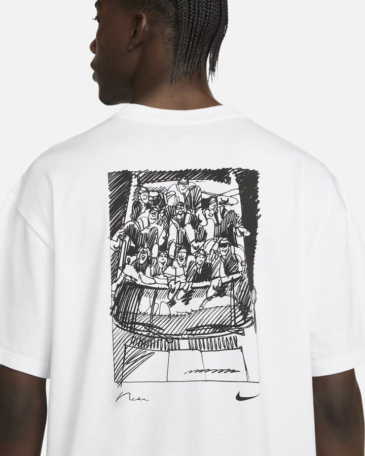 Camiseta Nike SB Skate Hombre Blancas | AFLDE-5264
