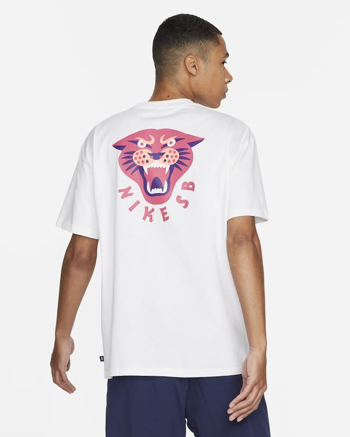 Camiseta Nike SB Skate Hombre Blancas | ETVUI-4312