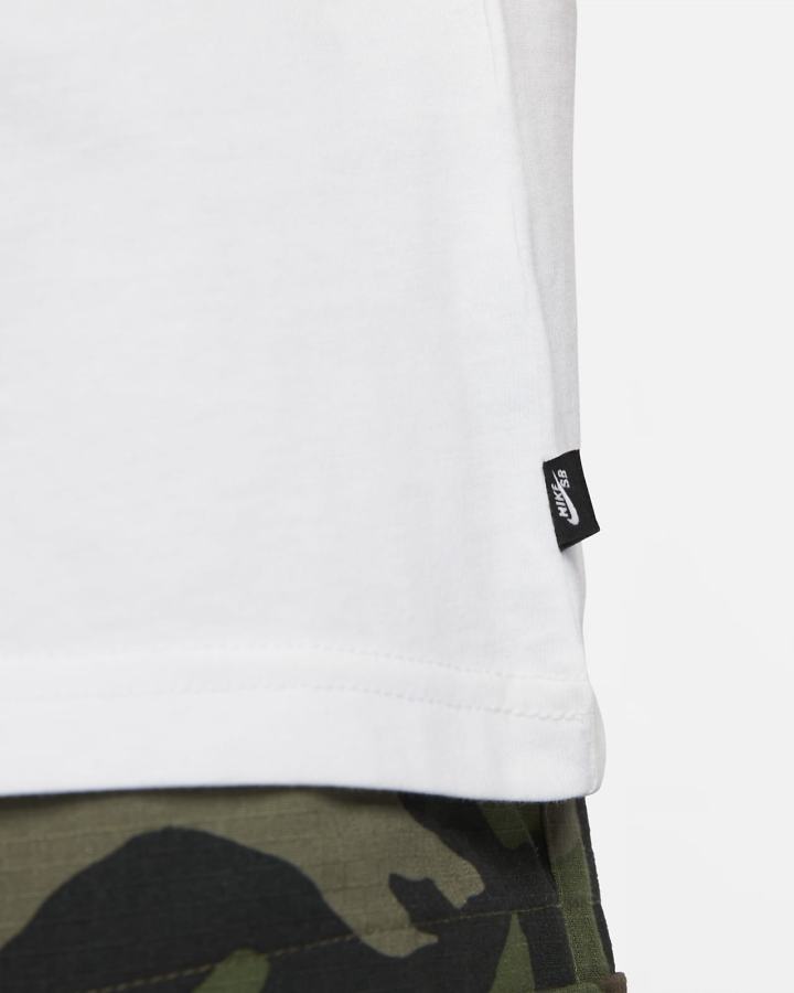 Camiseta Nike SB Skate Hombre Blancas | MJTID-9230