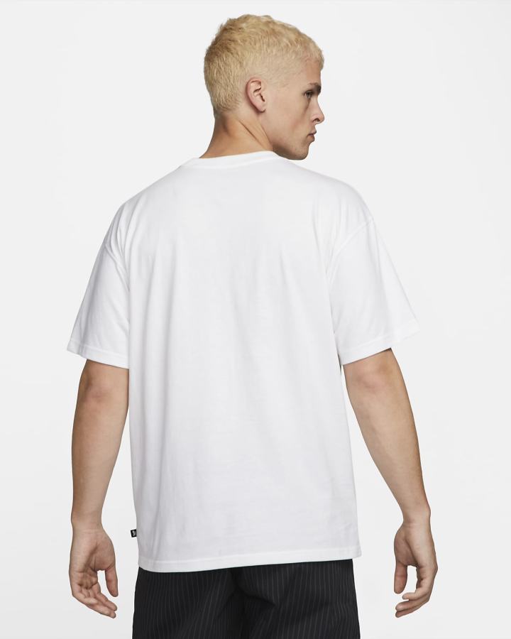 Camiseta Nike SB Skate Hombre Blancas | QZWML-5207