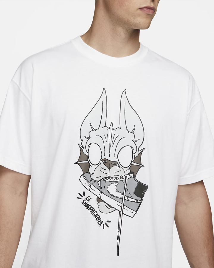 Camiseta Nike SB Skate Hombre Blancas | QZWML-5207