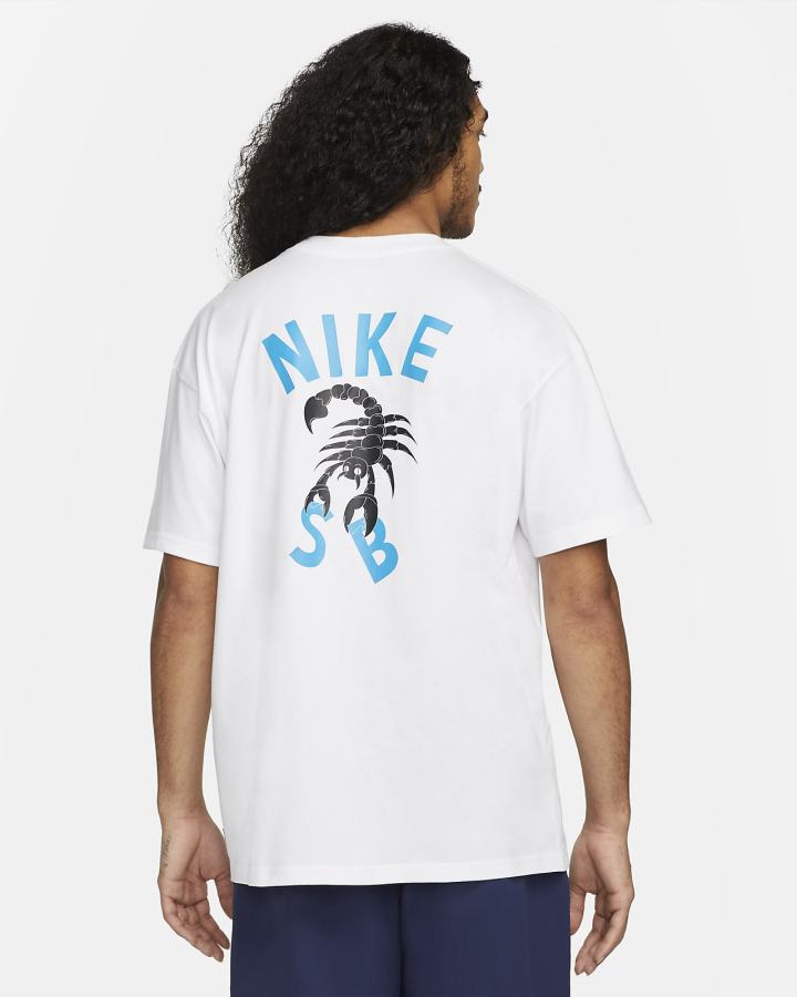Camiseta Nike SB Skate Hombre Blancas | ZKTHO-4109