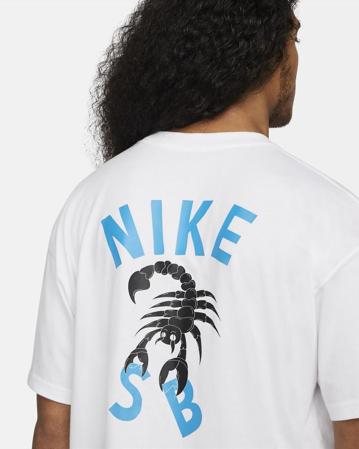 Camiseta Nike SB Skate Hombre Blancas | ZKTHO-4109