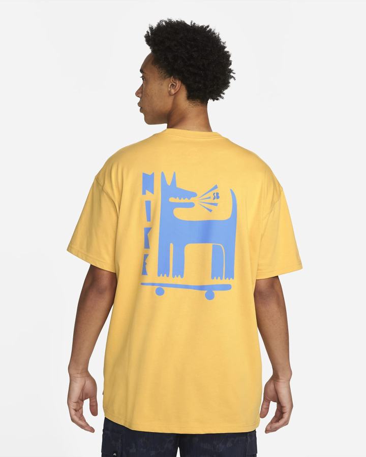 Camiseta Nike SB Skate Hombre Doradas | PNDMK-7149