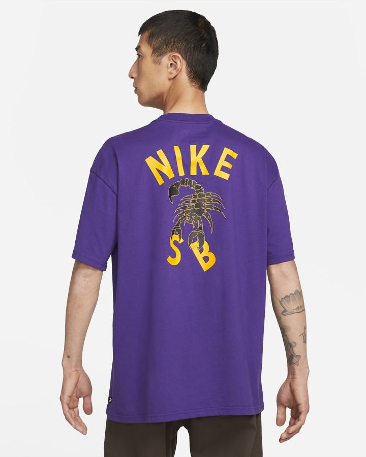 Camiseta Nike SB Skate Hombre Moradas | MKNAI-1458