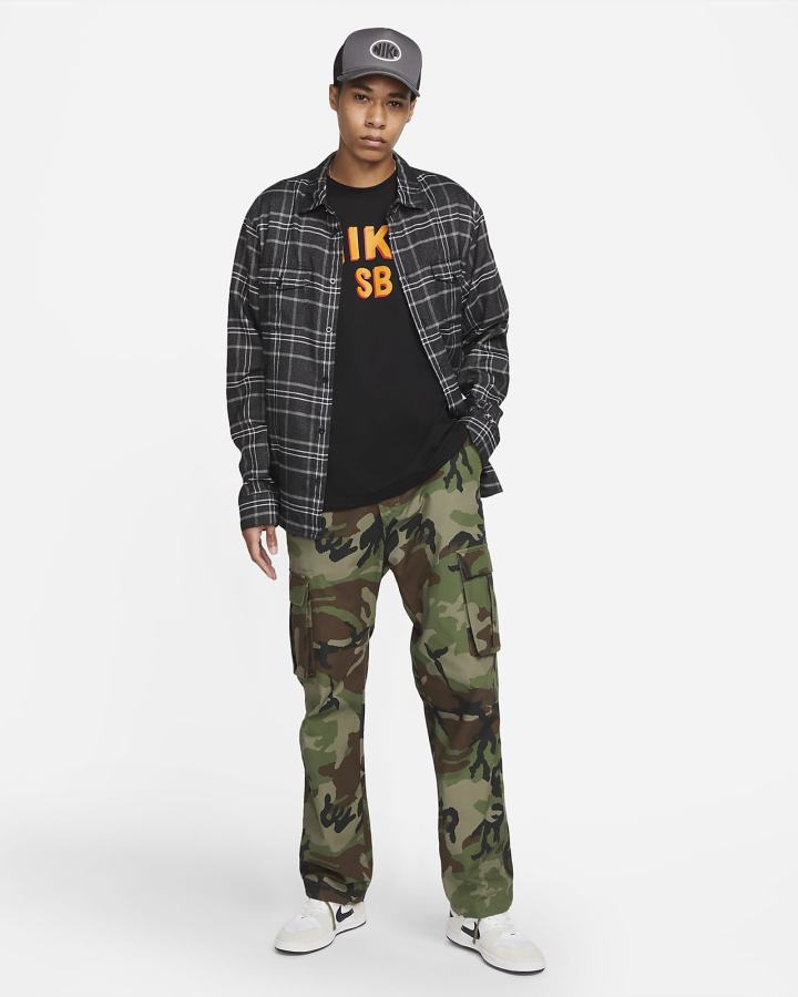 Camiseta Nike SB Skate Hombre Negras | UQVBI-1958