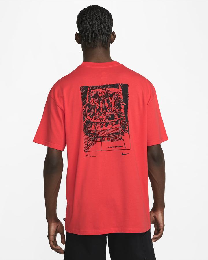Camiseta Nike SB Skate Hombre Rojas Claro | VDUZW-9342