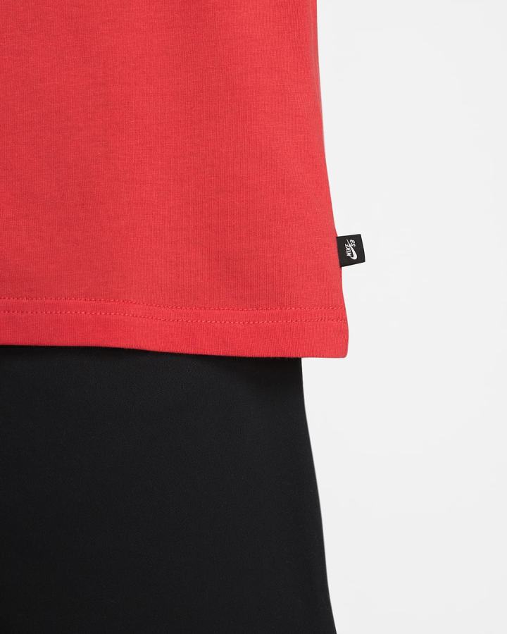 Camiseta Nike SB Skate Hombre Rojas Claro | VDUZW-9342