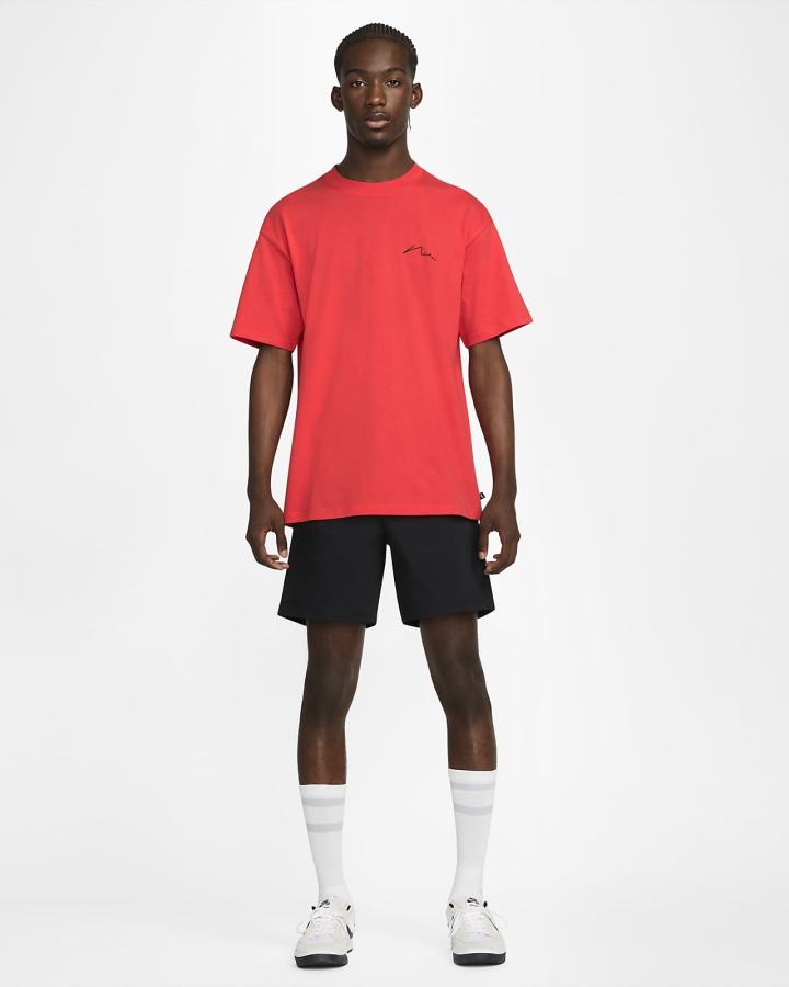 Camiseta Nike SB Skate Hombre Rojas Claro | VDUZW-9342