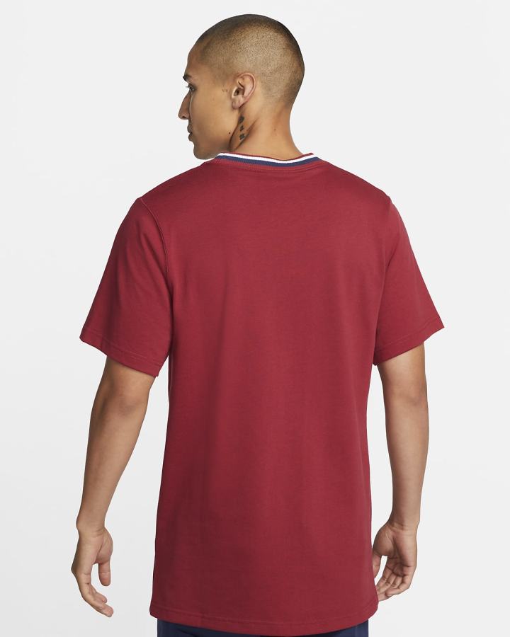 Camiseta Nike SB Skate Top Hombre Burdeos | DHBWS-8690