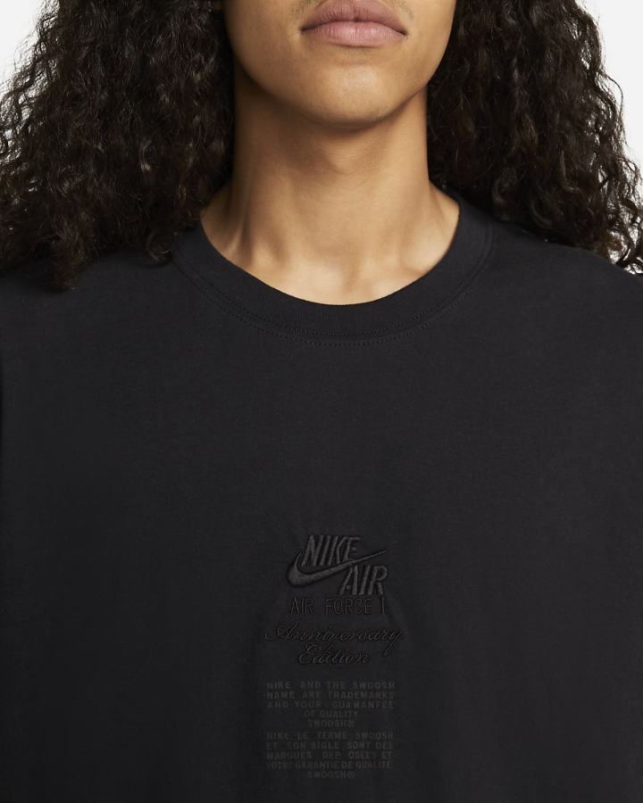 Camiseta Nike Sportswear AF1 40th Anniversary Max 90 Hombre Negras | KUMWL-4673