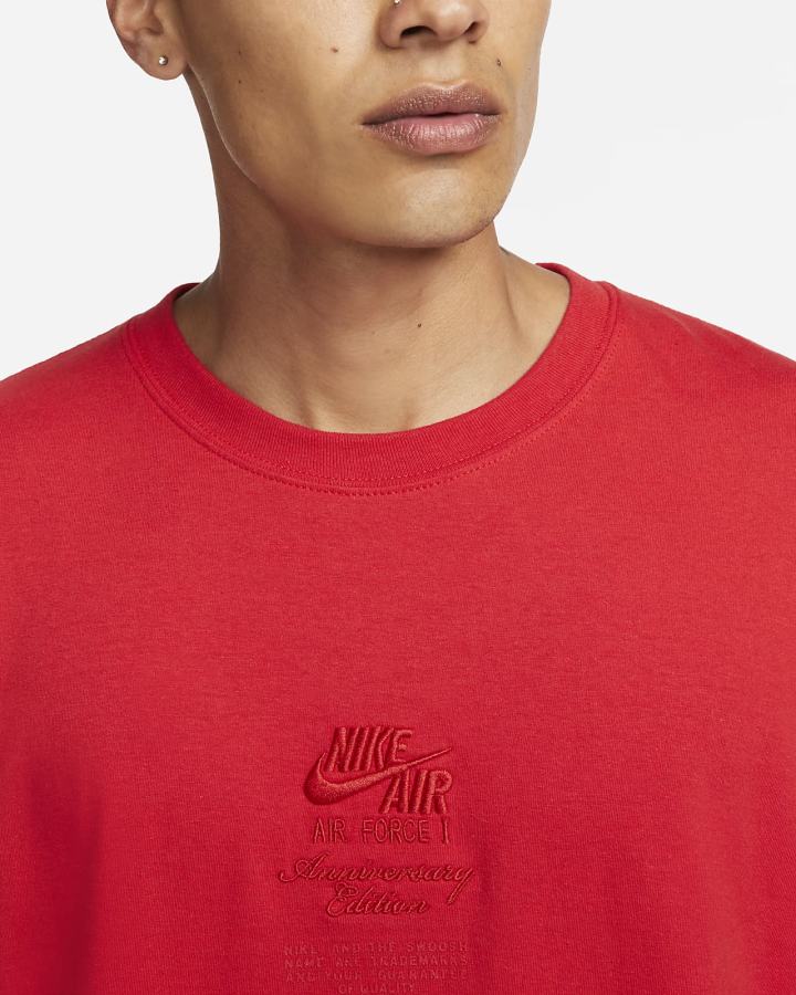 Camiseta Nike Sportswear AF1 40th Anniversary Max 90 Hombre Rojas | TABJV-0145