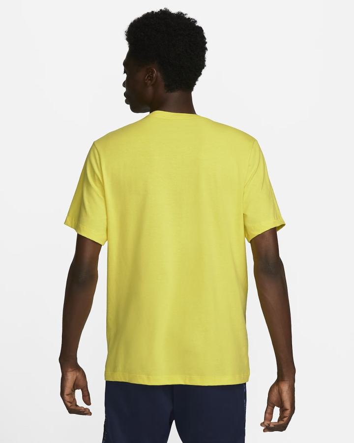 Camiseta Nike Sportswear Air Hombre Amarillo | XOMDL-0597
