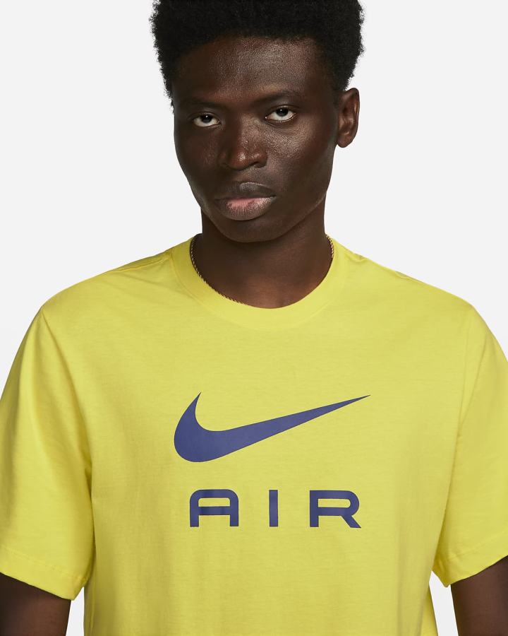 Camiseta Nike Sportswear Air Hombre Amarillo | XOMDL-0597