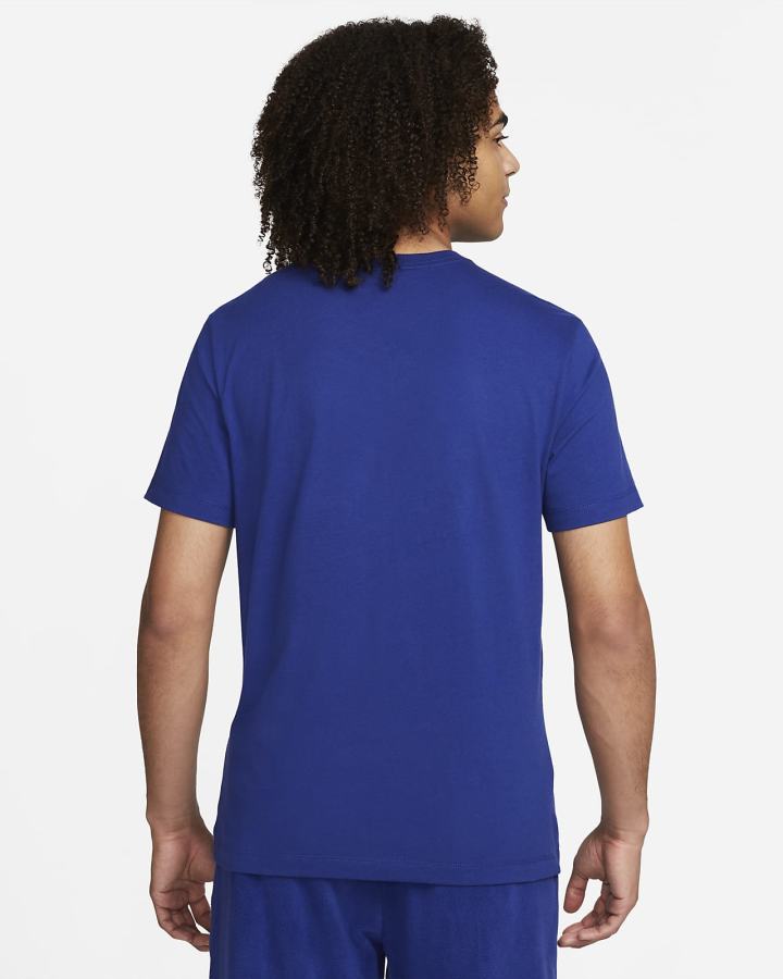 Camiseta Nike Sportswear Air Hombre Azul Real Oscuro Azules | HANBQ-6190