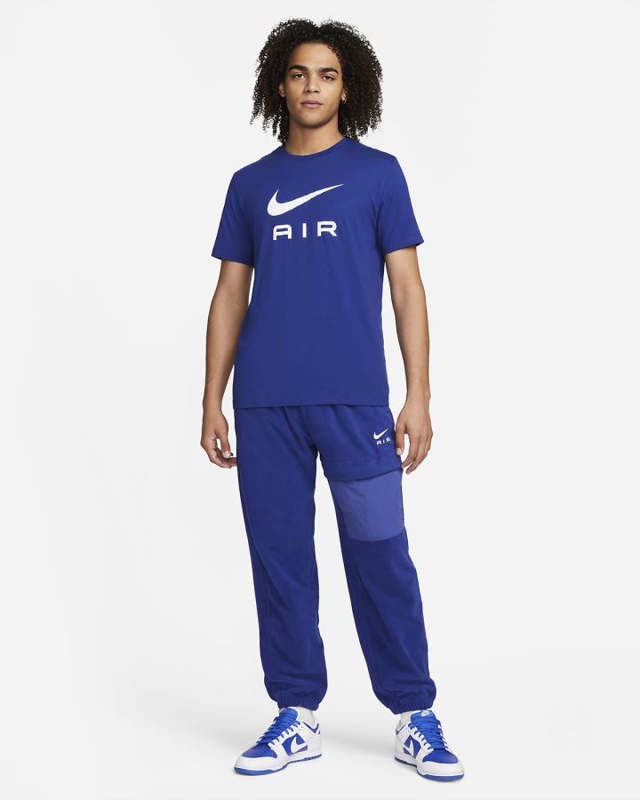 Camiseta Nike Sportswear Air Hombre Azul Real Oscuro Azules | HANBQ-6190