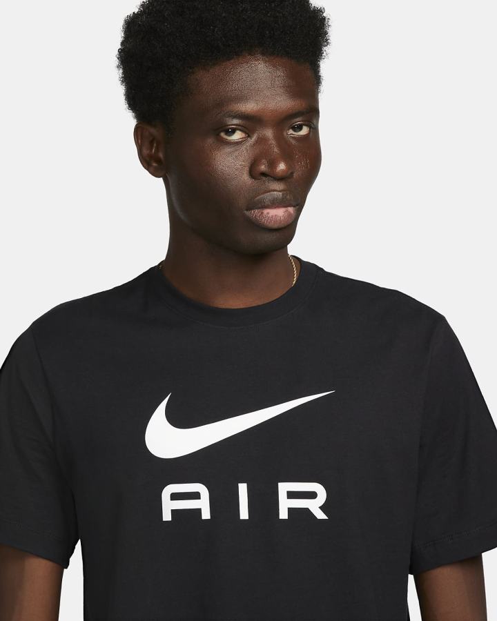 Camiseta Nike Sportswear Air Hombre Negras | DMENT-5692