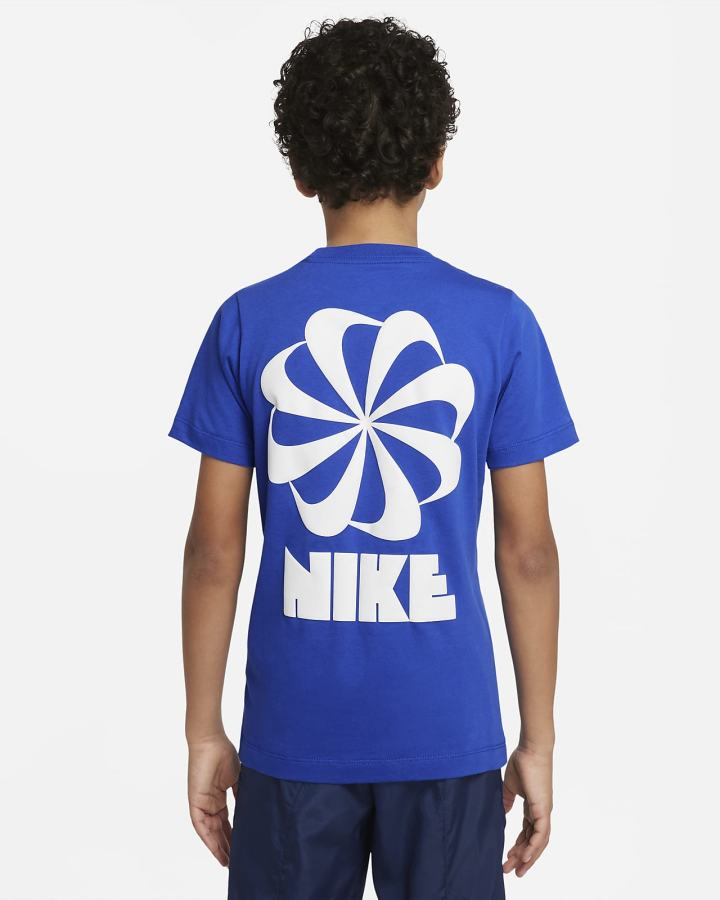 Camiseta Nike Sportswear Circa 72 Kids Niño Azul Real | BNPHU-4208