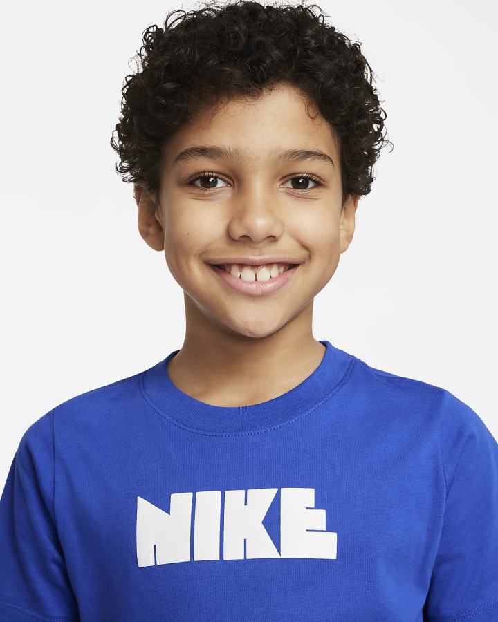 Camiseta Nike Sportswear Circa 72 Kids Niño Azul Real | BNPHU-4208