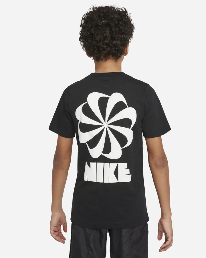 Camiseta Nike Sportswear Circa 72 Kids Niña Negras | NIACP-0659