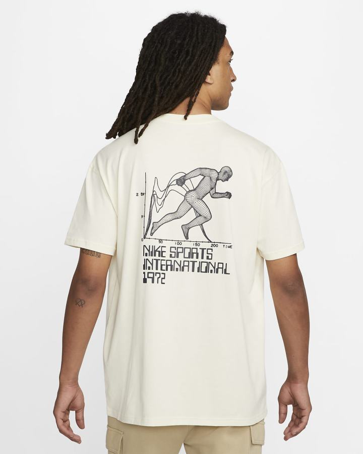 Camiseta Nike Sportswear Circa Estampadas Hombre Blancas | RAFWG-1264