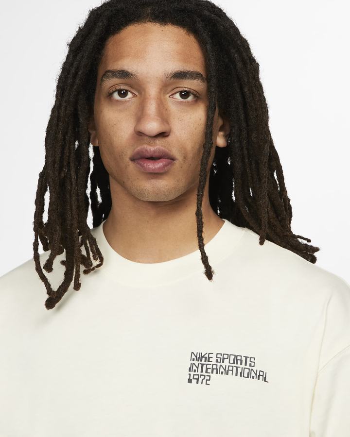 Camiseta Nike Sportswear Circa Estampadas Hombre Blancas | RAFWG-1264