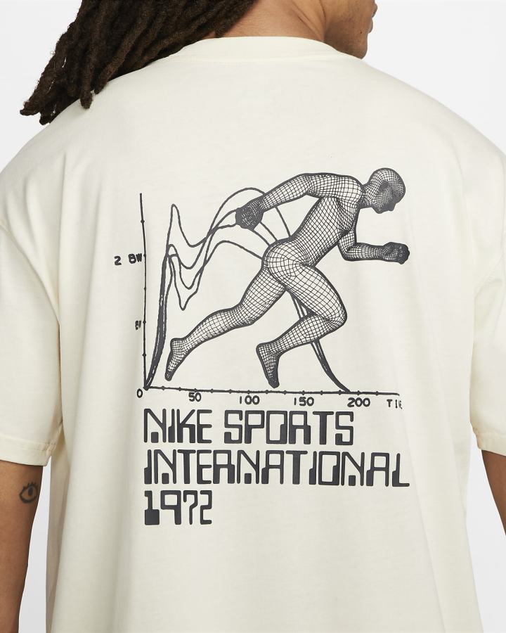 Camiseta Nike Sportswear Circa Estampadas Hombre Blancas | RAFWG-1264