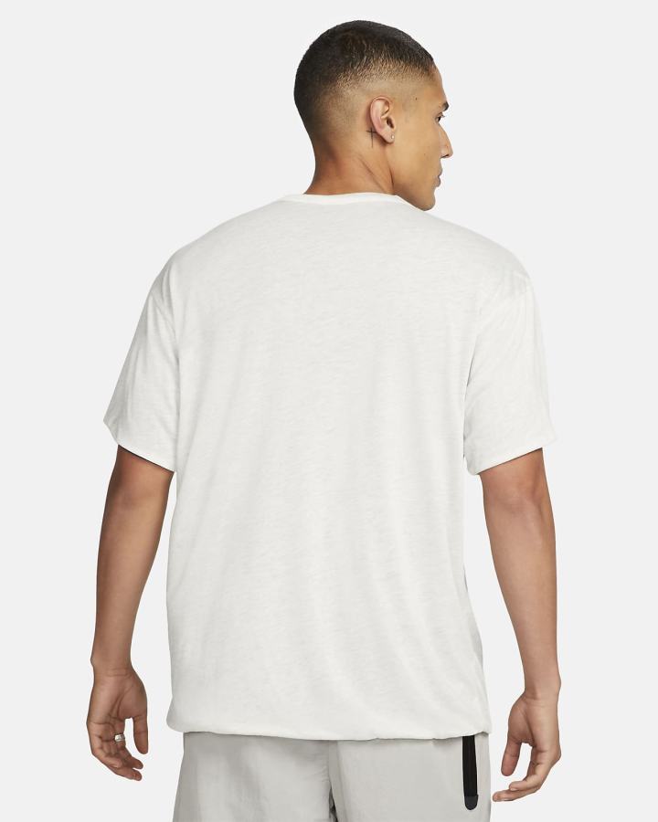 Camiseta Nike Sportswear Circa Short-Sleeve Top Hombre Beige Azul Marino | OESFD-6705