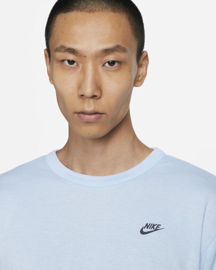 Camiseta Nike Sportswear Circa Short-Sleeve Top Hombre Azul Real Gris Azul Marino | OYQSW-3761