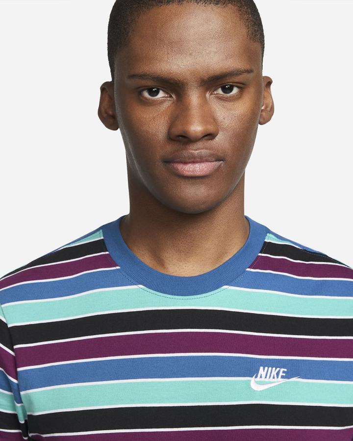 Camiseta Nike Sportswear Club Hombre Azules Oscuro | KJBTD-5672