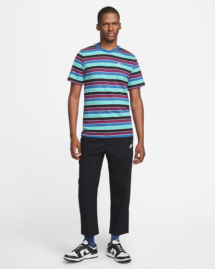 Camiseta Nike Sportswear Club Hombre Azules Oscuro | KJBTD-5672