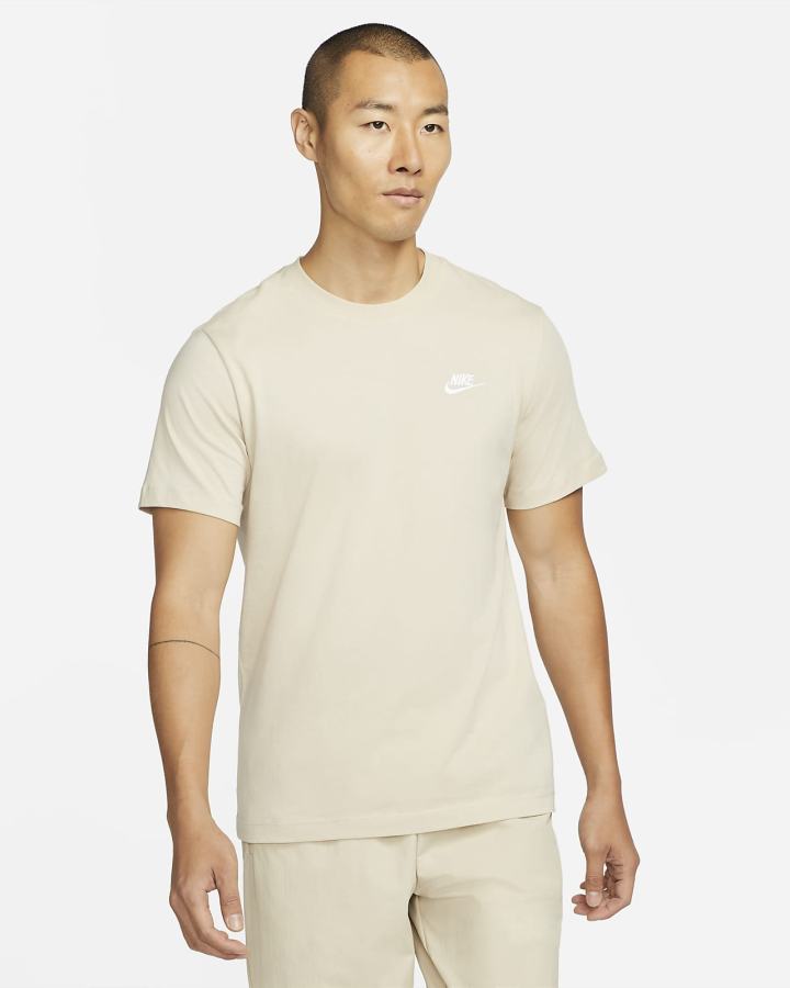 Camiseta Nike Sportswear Club Hombre Blancas | EVFSD-1658