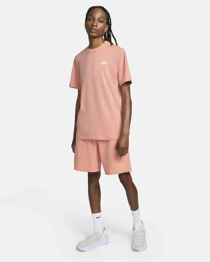 Camiseta Nike Sportswear Club Hombre Blancas | MFNUY-1970