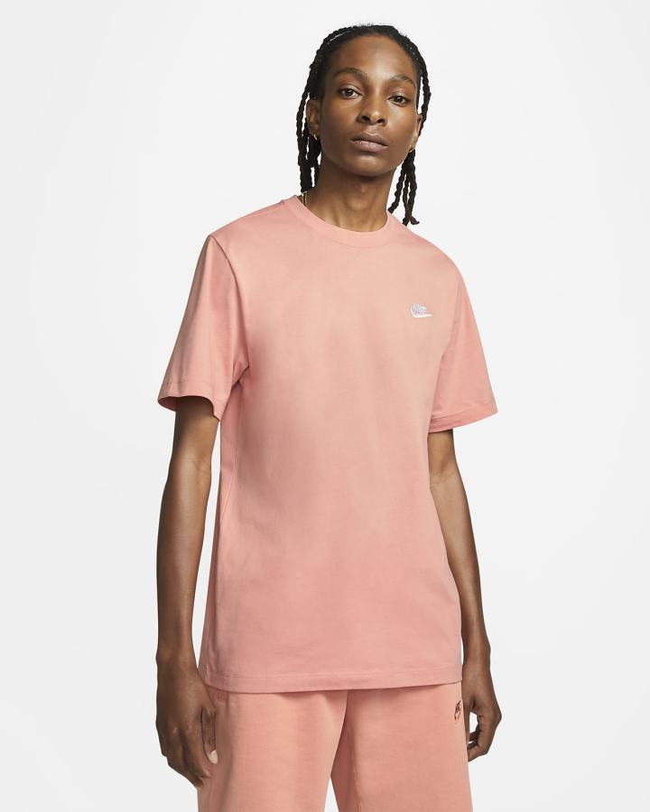Camiseta Nike Sportswear Club Hombre Blancas | MFNUY-1970