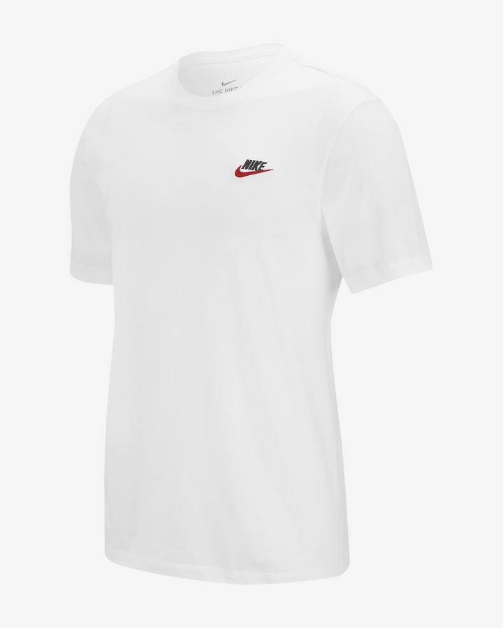 Camiseta Nike Sportswear Club Hombre Blancas Negras Rojas | ZYTBP-5068