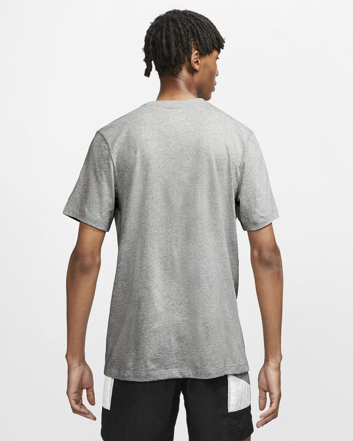 Camiseta Nike Sportswear Club Hombre Gris Oscuro Negras | WYJDH-1279