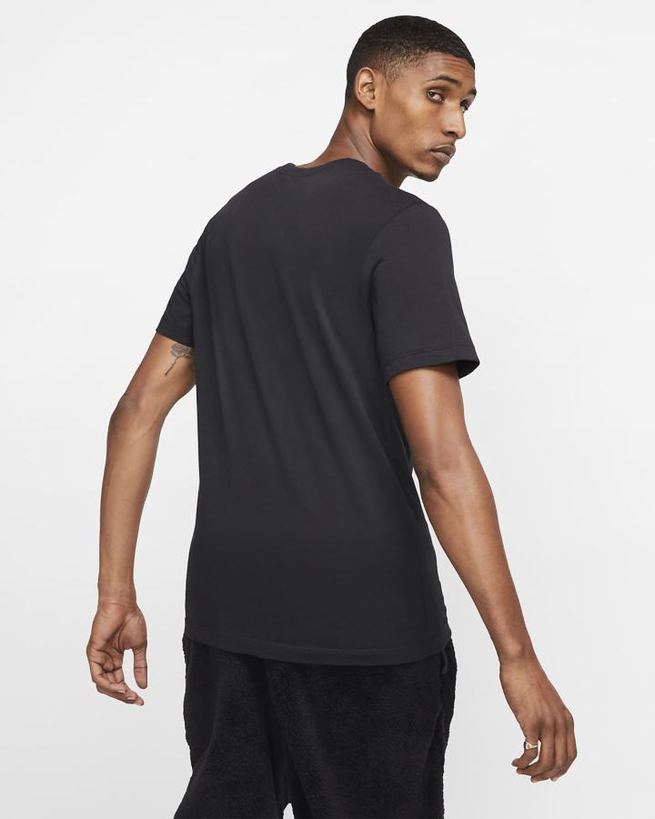 Camiseta Nike Sportswear Club Hombre Negras Blancas | AVLWF-8536