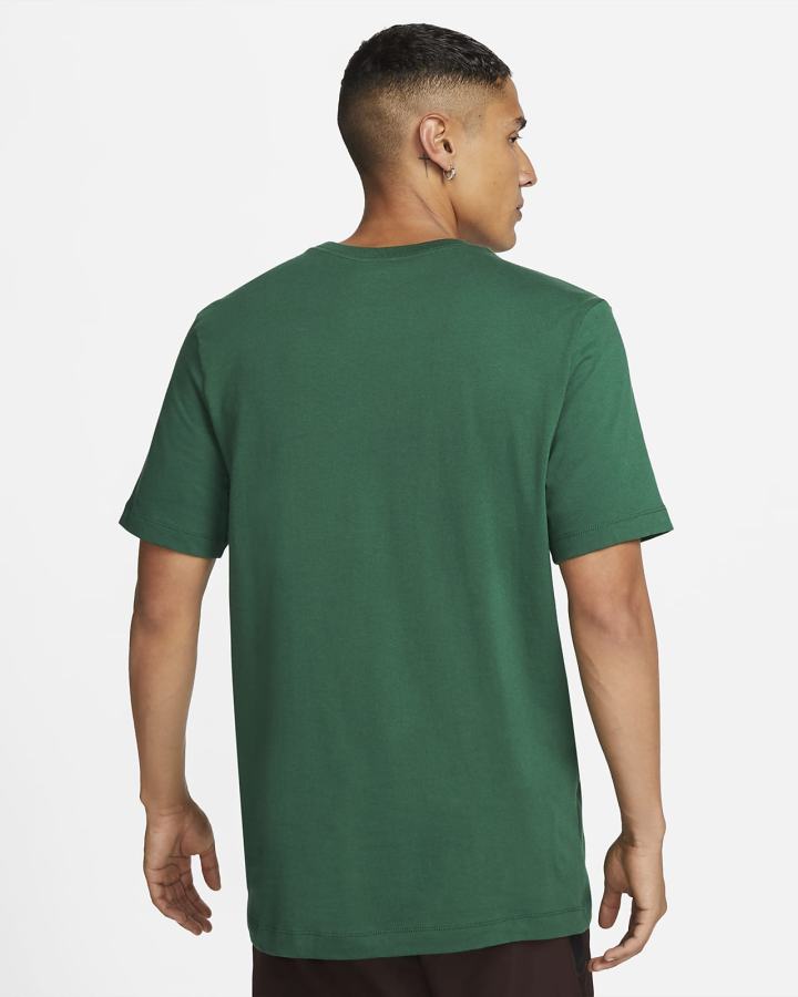 Camiseta Nike Sportswear Club Hombre Verde | WXHVL-9873
