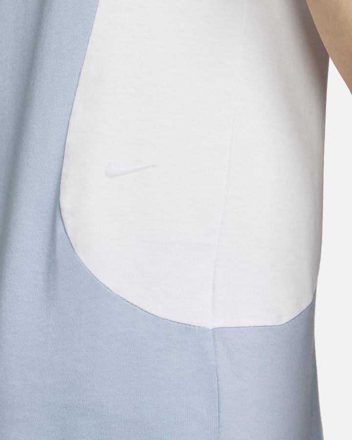 Camiseta Nike Sportswear Color Clash Hombre Azules Blancas | HXRTE-0129