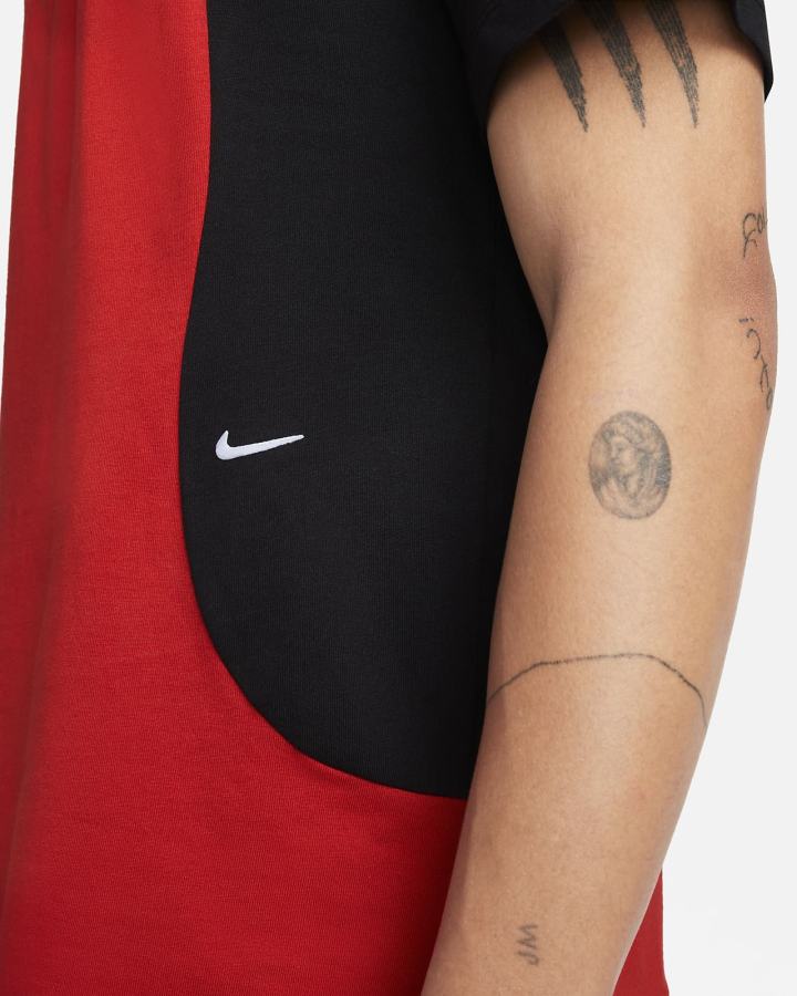 Camiseta Nike Sportswear Color Clash Hombre Rojas Negras | WRVDL-8192