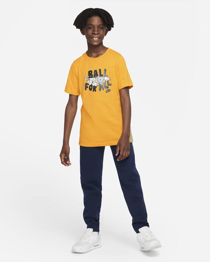 Camiseta Nike Sportswear Culture of Basketball Kids Niño Amarillo | OKFDA-3512