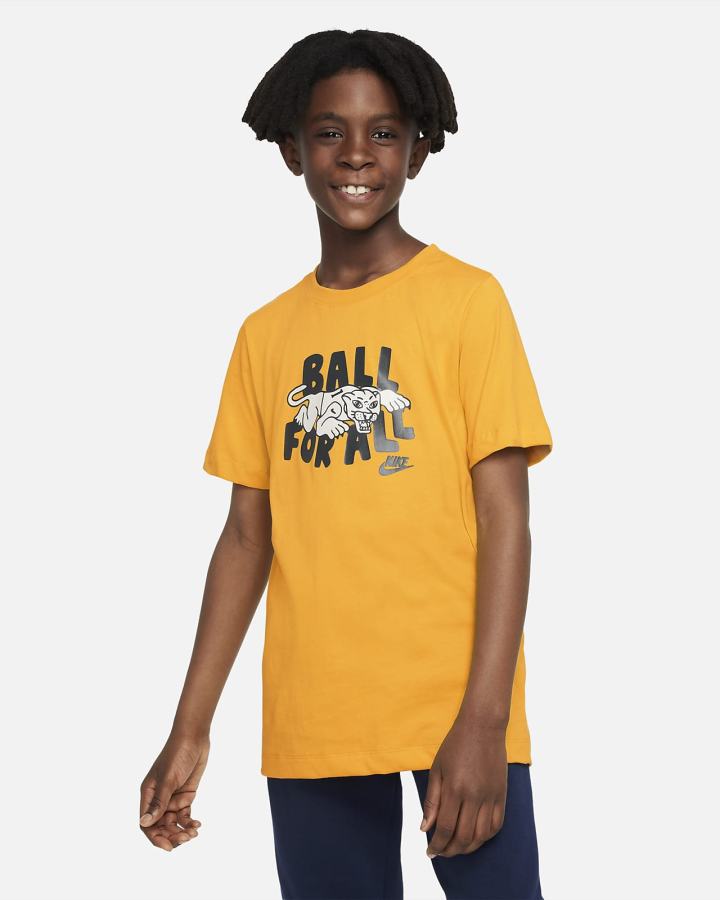 Camiseta Nike Sportswear Culture of Basketball Kids Niño Amarillo | OKFDA-3512