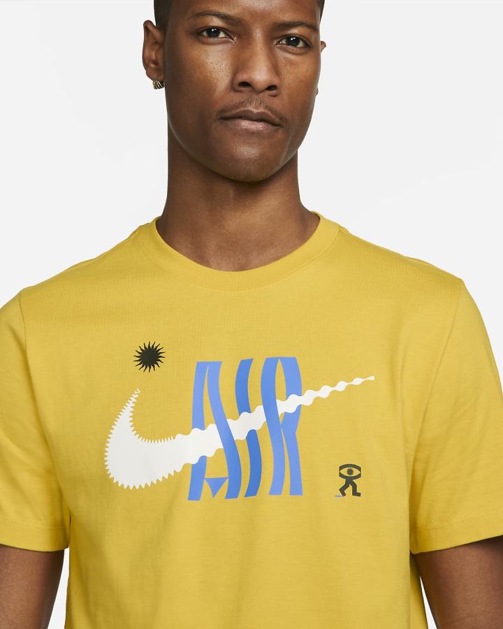 Camiseta Nike Sportswear DNA Hombre Amarillo | WLSGD-5317