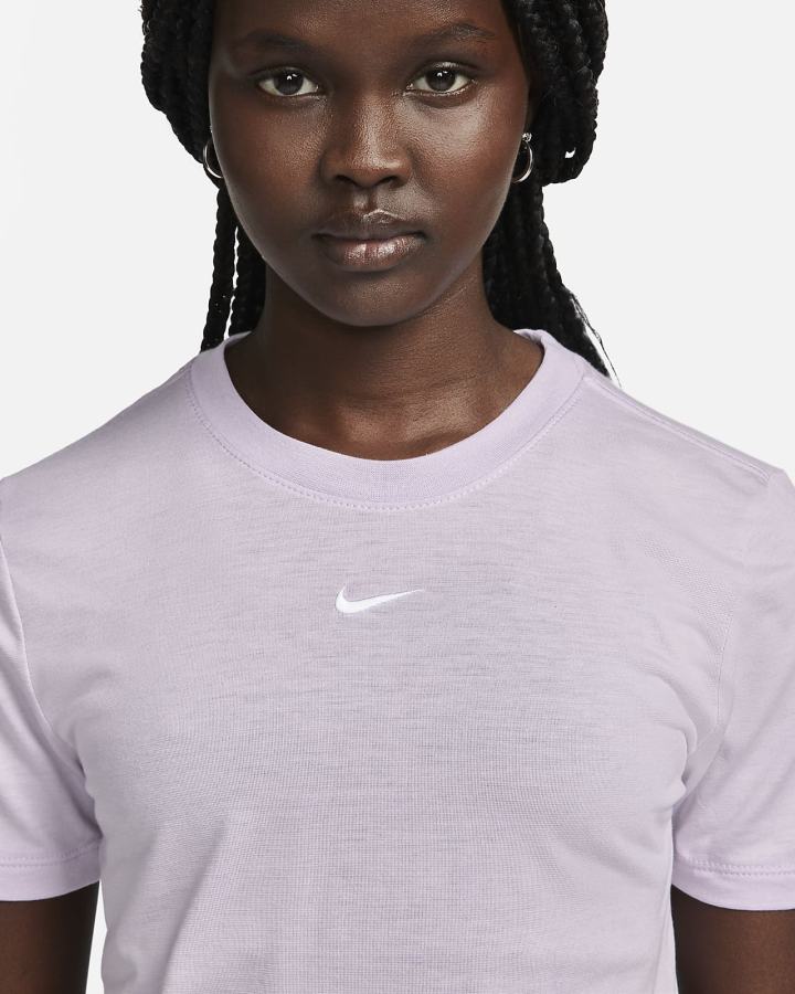 Camiseta Nike Sportswear Essential Crop Top Mujer Moradas | JPDZX-3621