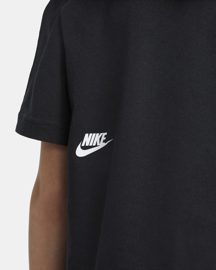Camiseta Nike Sportswear Essential Kids Boxy Dance Niña Negras | QVFZO-1385