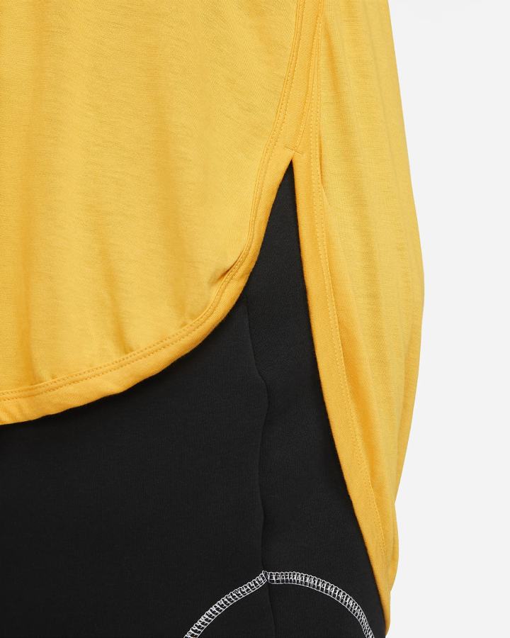 Camiseta Nike Sportswear Essential Tunic (Plus Size) Mujer Amarillo | HWUPY-4805