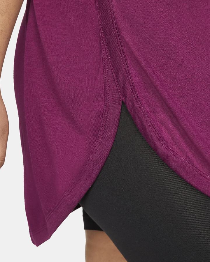 Camiseta Nike Sportswear Essential Tunic (Plus Size) Mujer Rosas | KEQIO-0759