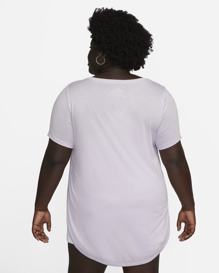 Camiseta Nike Sportswear Essential Tunic (Plus Size) Mujer Moradas | MZPRE-7120