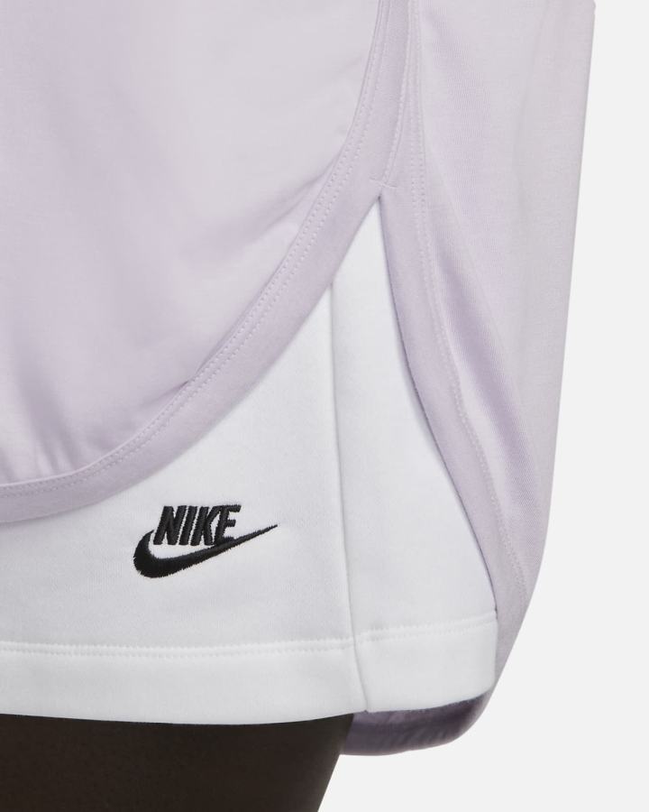 Camiseta Nike Sportswear Essential Tunic (Plus Size) Mujer Moradas | MZPRE-7120